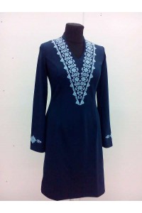 Knitted dress embroidered by Ivanna, 44 size